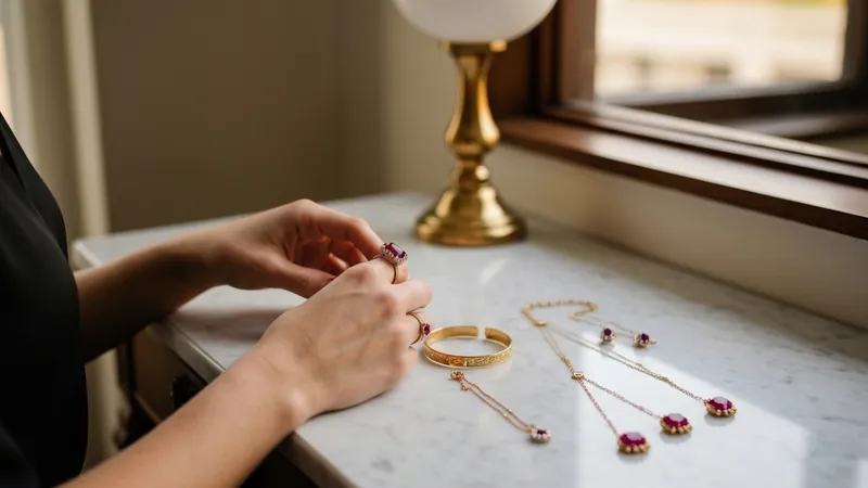 Accessoires Tendance A Associer Avec Une Bague Rubis