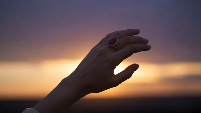 Le rubis comme symbole d'amour