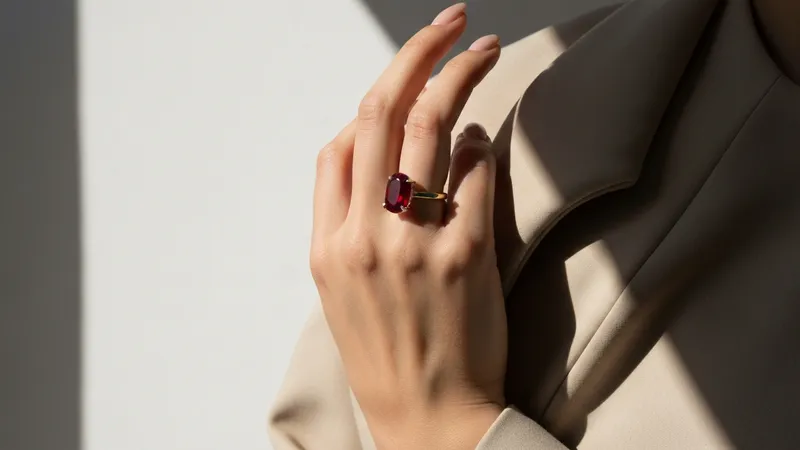 Les incontournables de la mode avec des bagues rubis