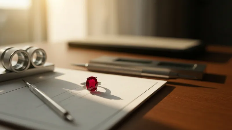 Quand faire expertiser votre bague rubis