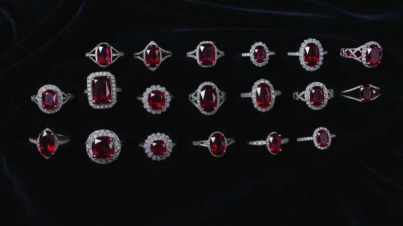 Styles de bagues rubis