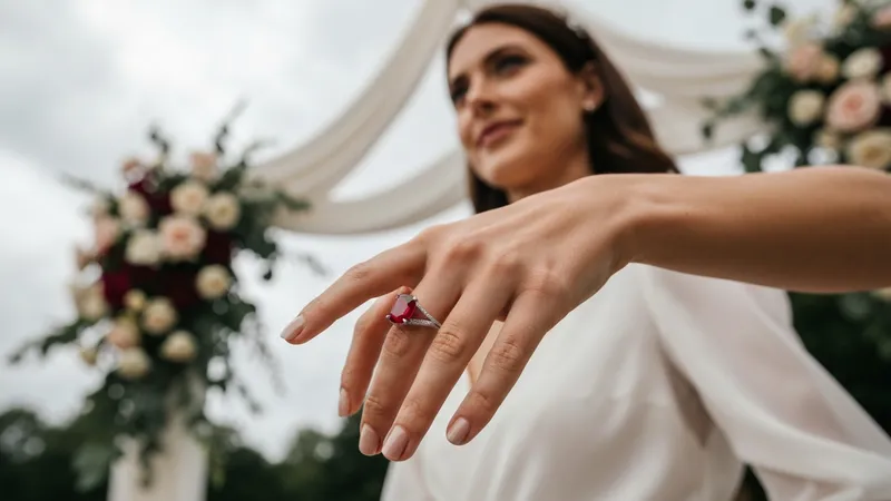 Symbolique du rubis dans les mariages