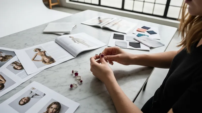 Tendances de mode avec la bague rubis